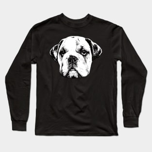 Bulldog - British Bulldog Christmas Gifts Long Sleeve T-Shirt